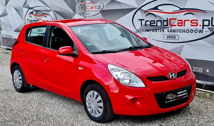 Hyundai i20 cena 19990 przebieg: 154000, rok produkcji 2012 z Wałbrzych małe 407